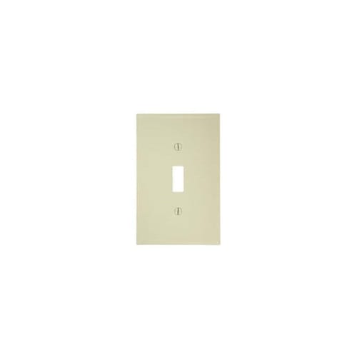 Leviton 1-Gang Toggle Switch Wall Plate Midway Ivory